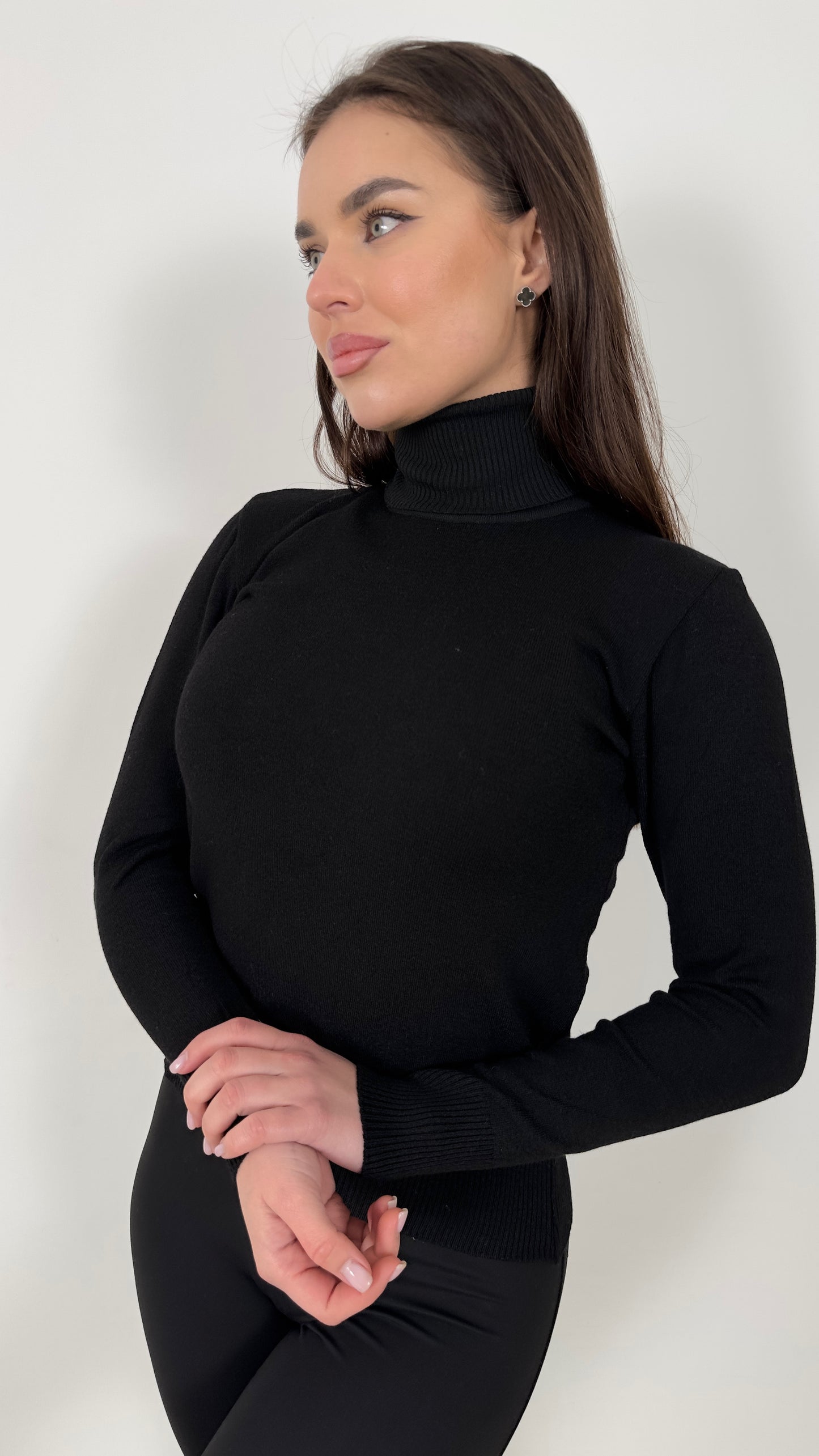 Soft High Neck Blouse