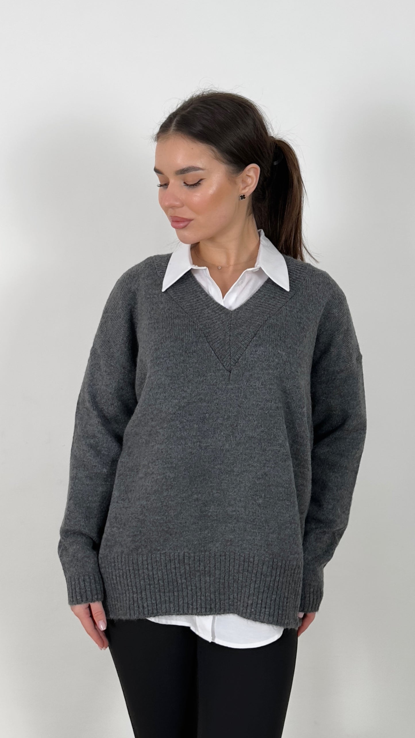 Warm Hug V-Blouse