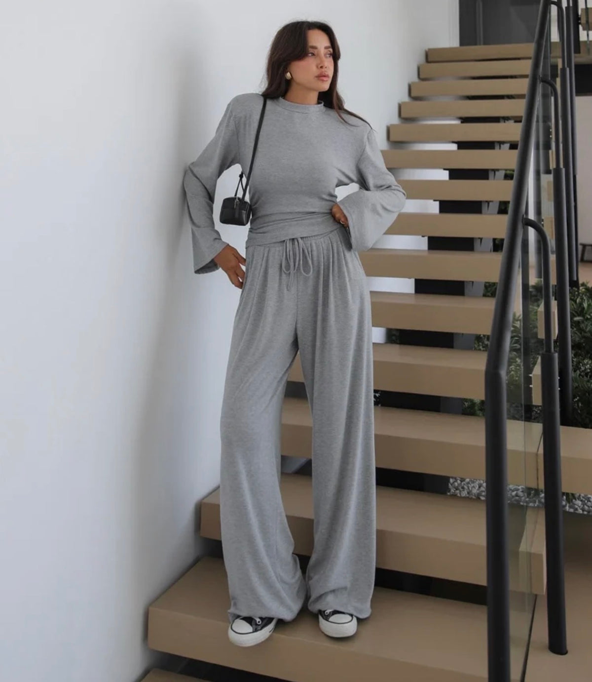 Soft Draped Wide Leg Set