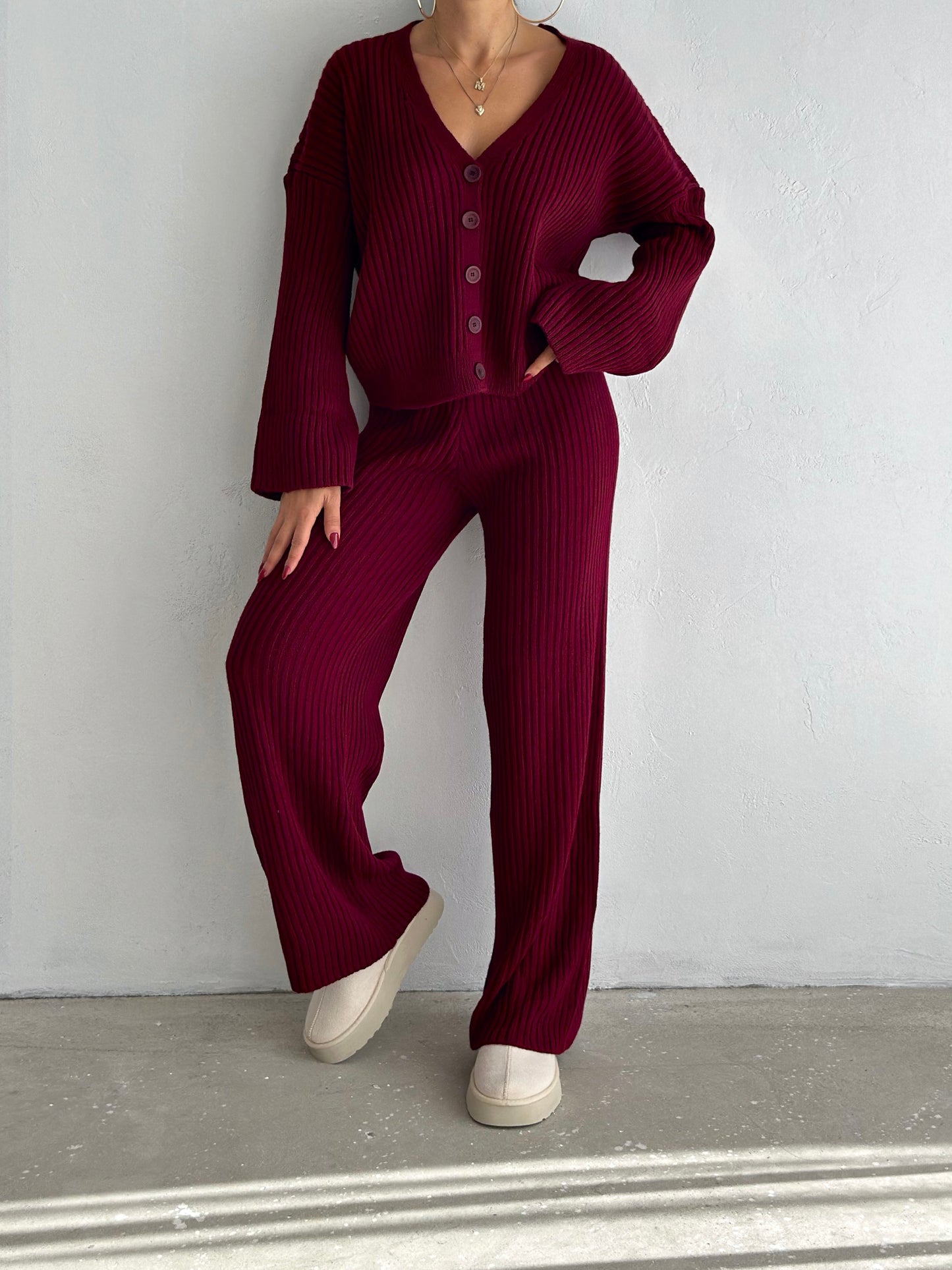 Sleek Buttoned Co-Ord