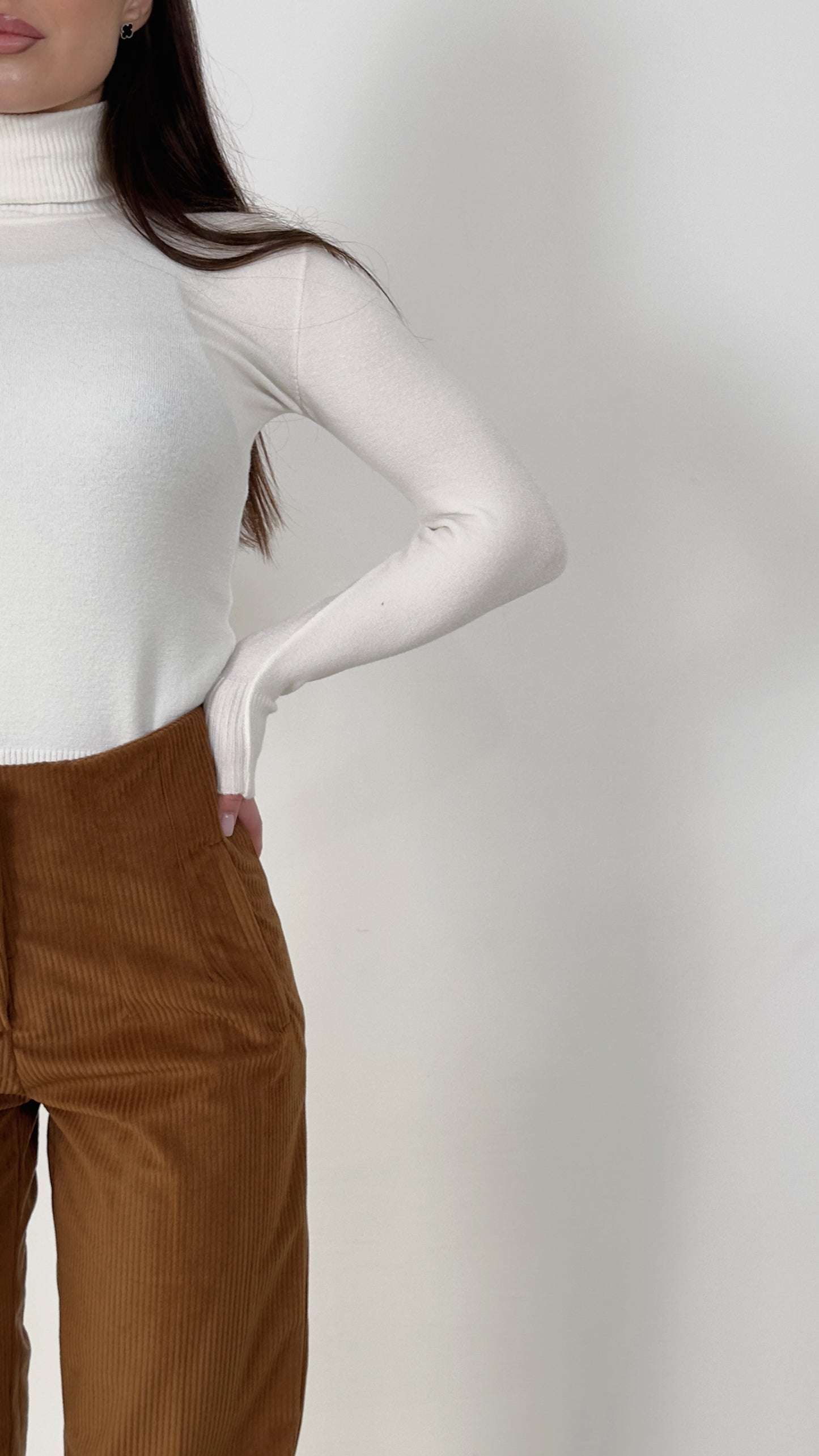 Soft High Neck Blouse