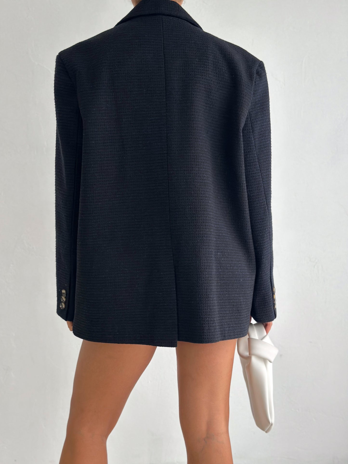 Tweed Oversized Blazer