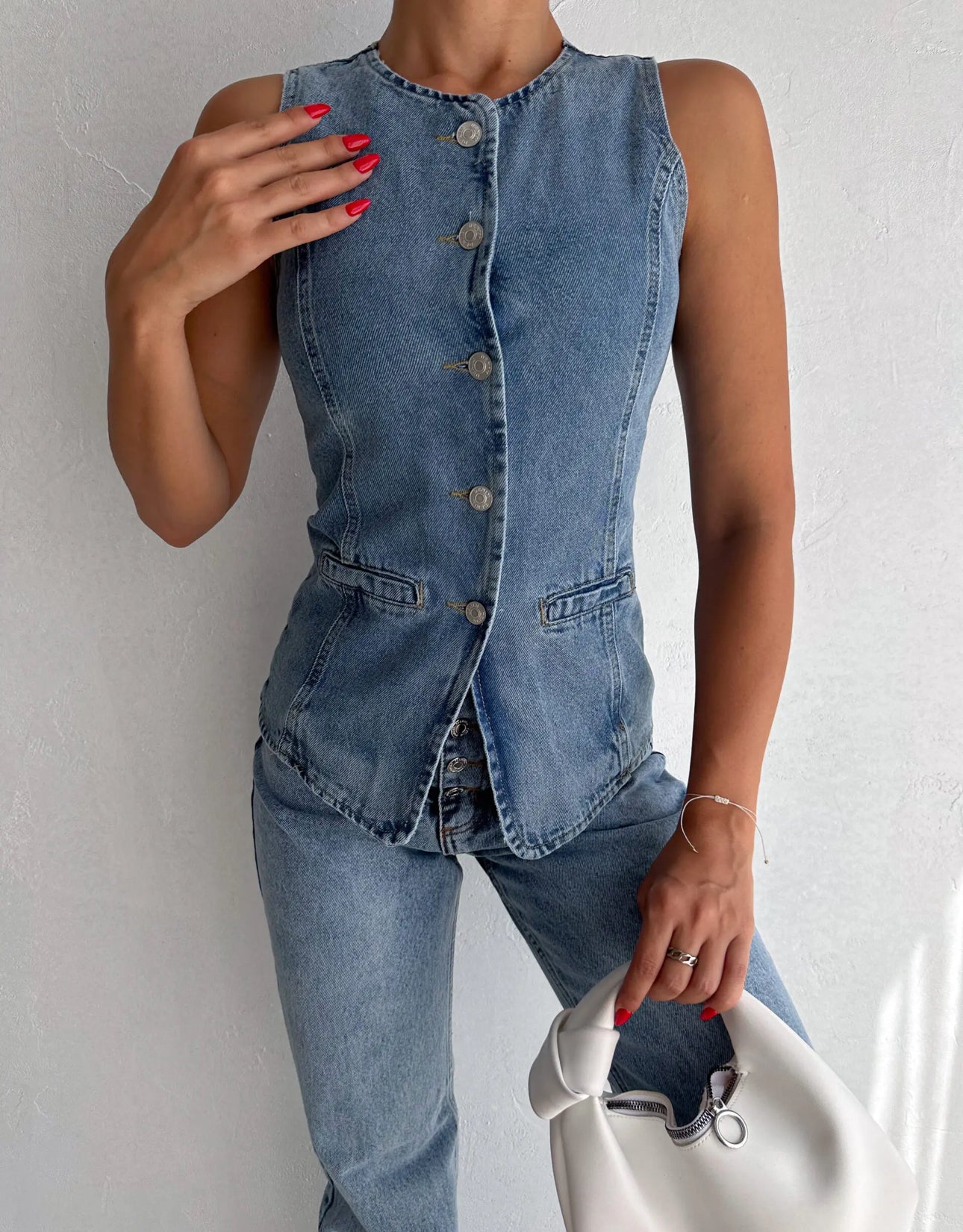 Denim vest