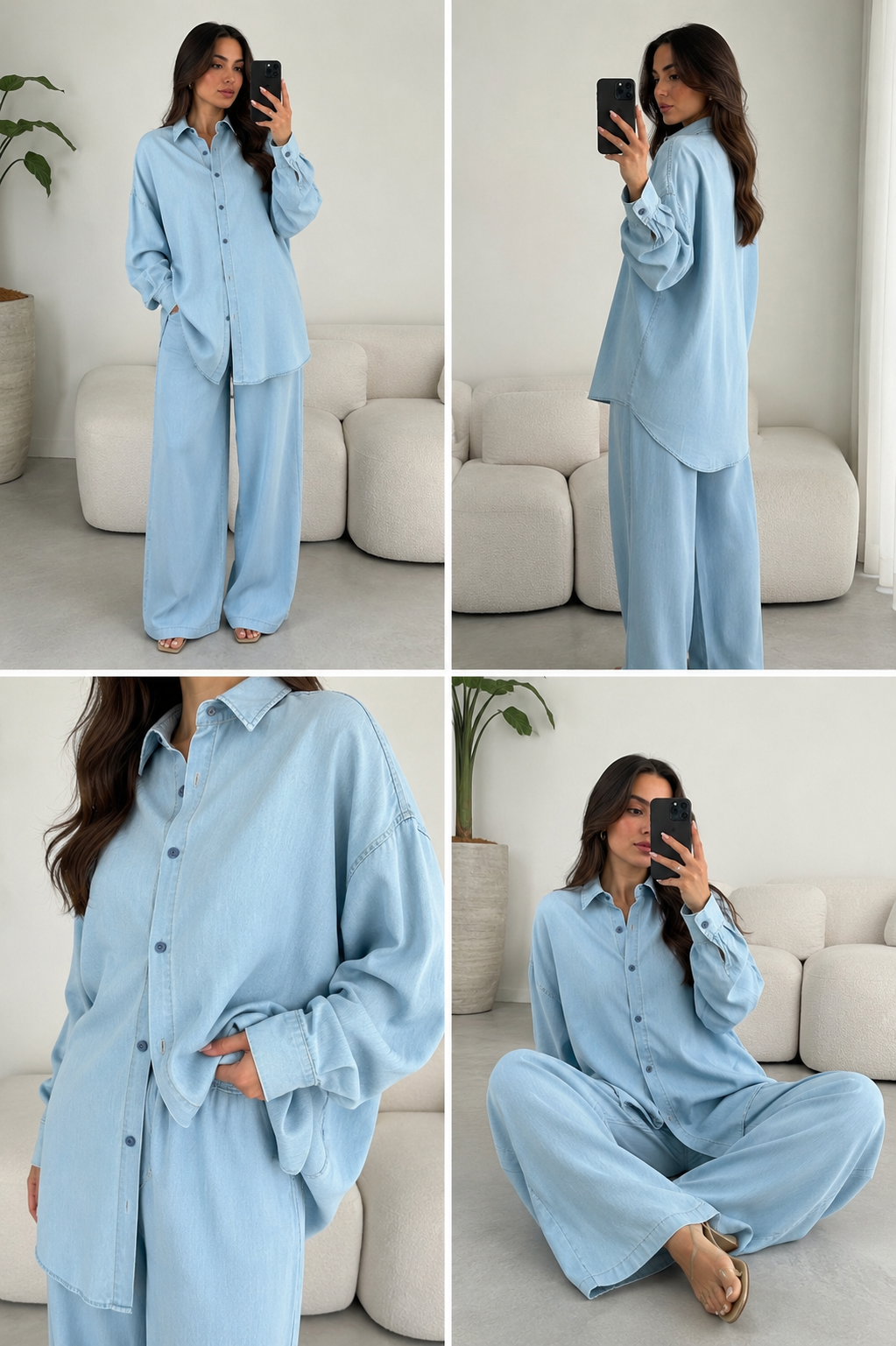 Sky Denim Set