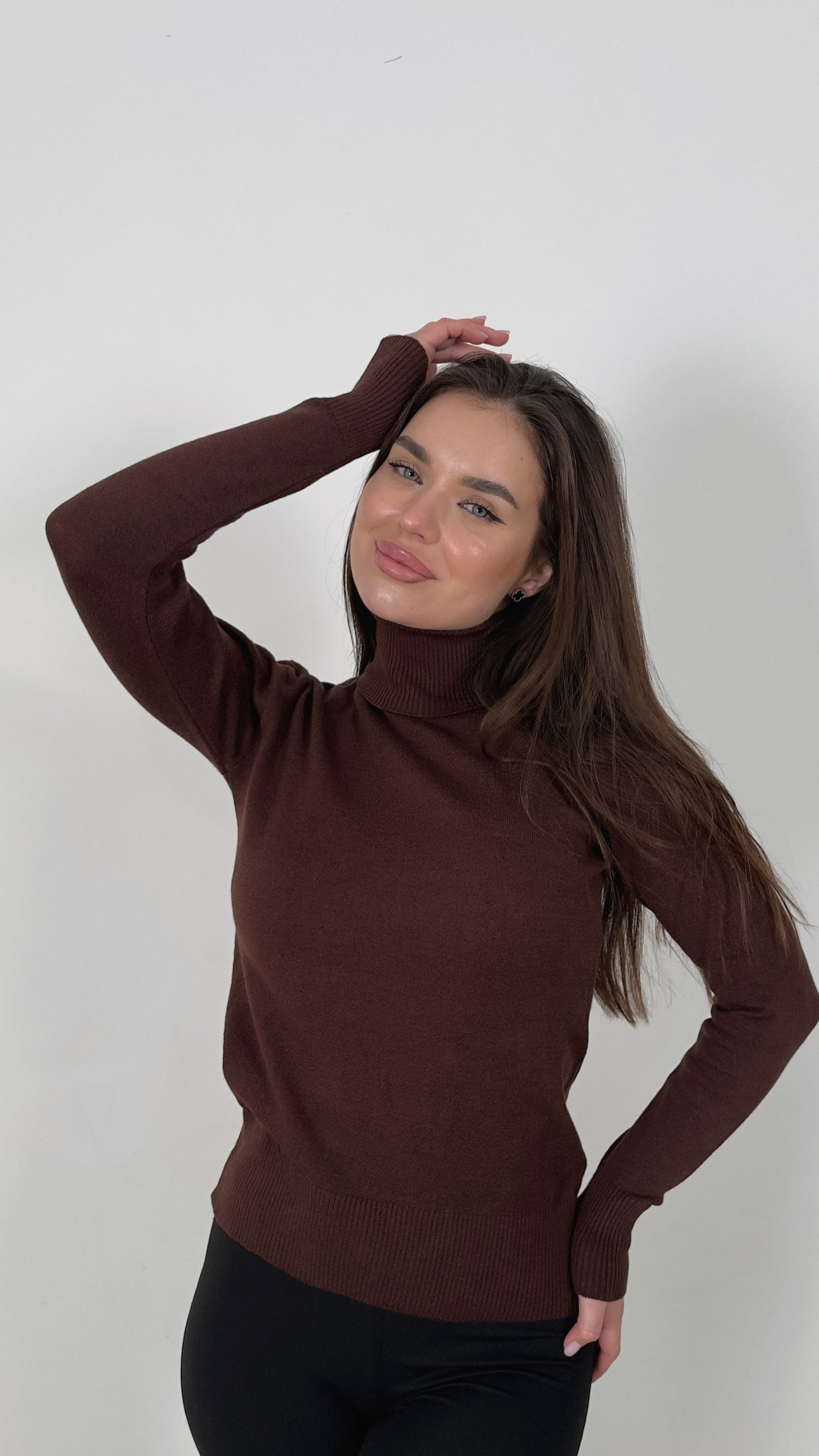 Soft High Neck Blouse