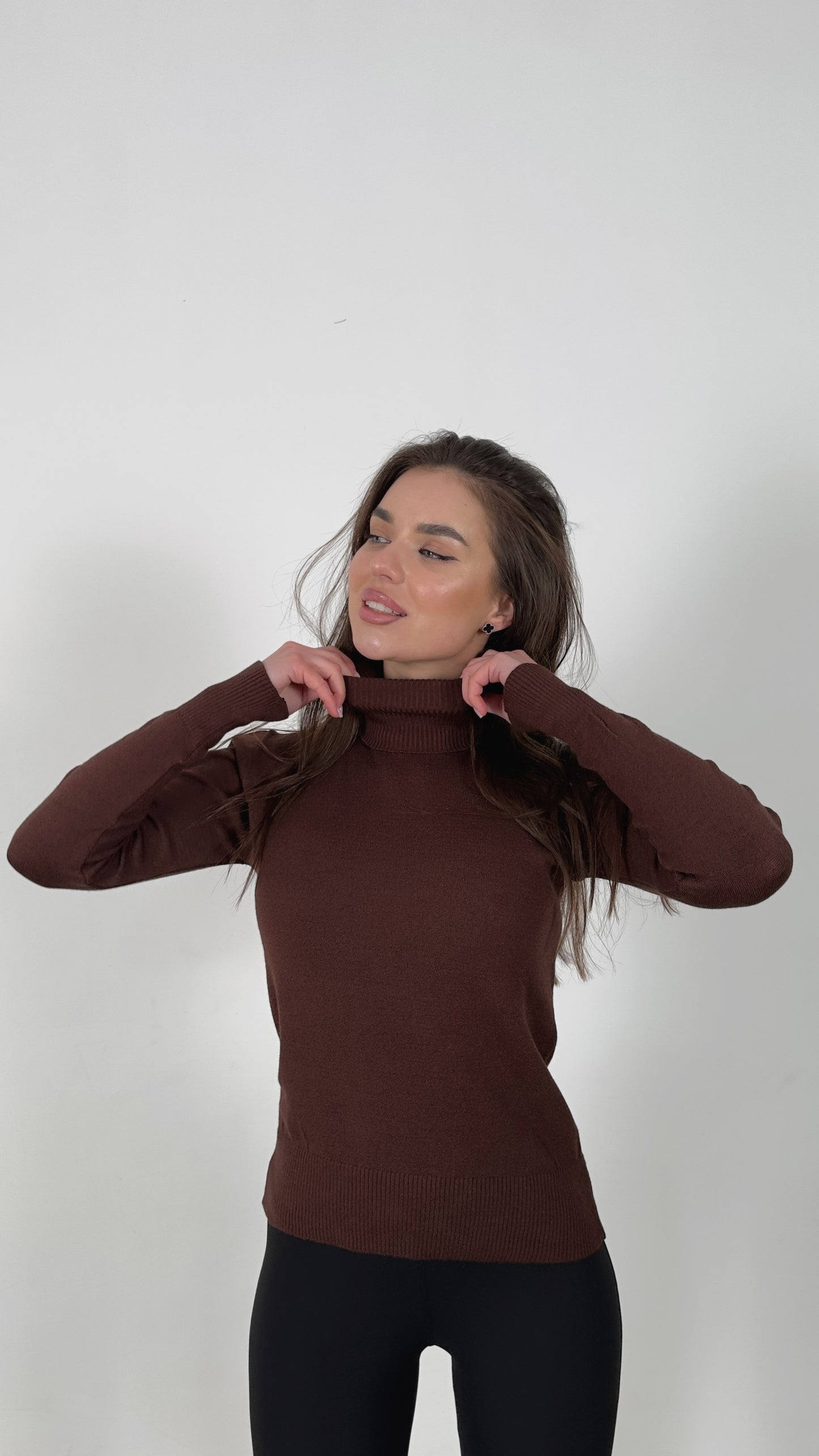 Soft High Neck Blouse