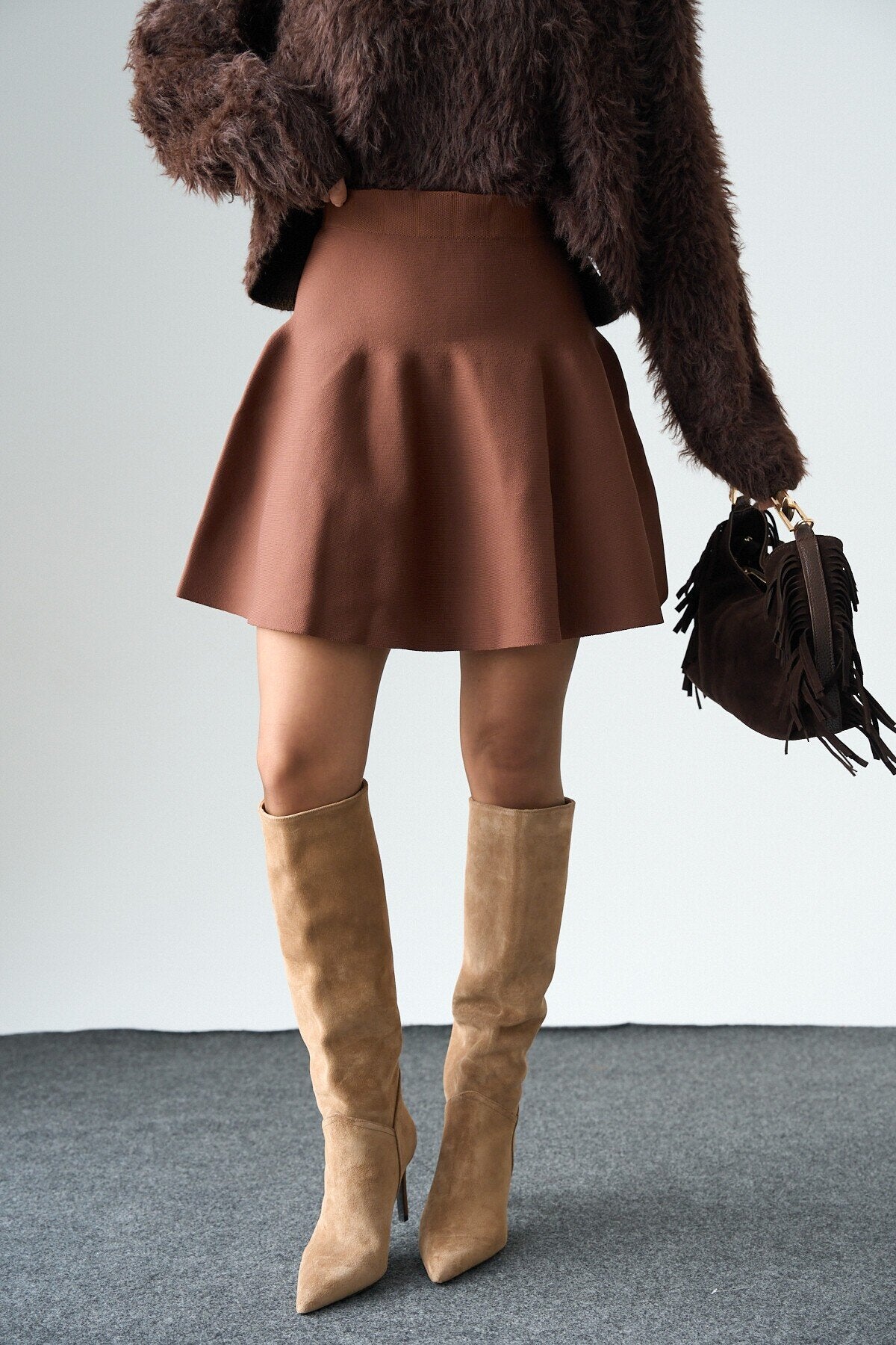 Tailored Flare Skirt