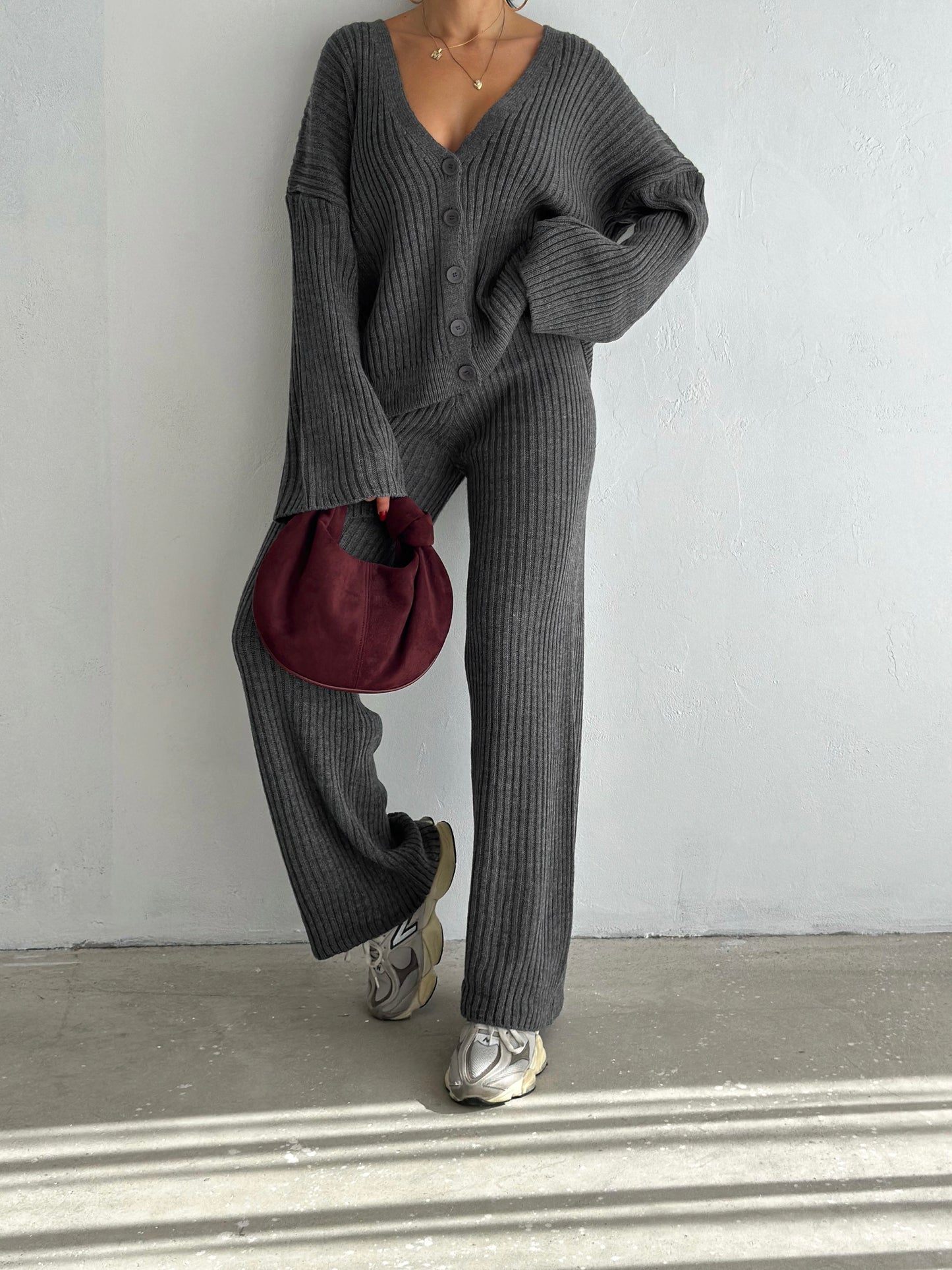 Sleek Buttoned Co-Ord