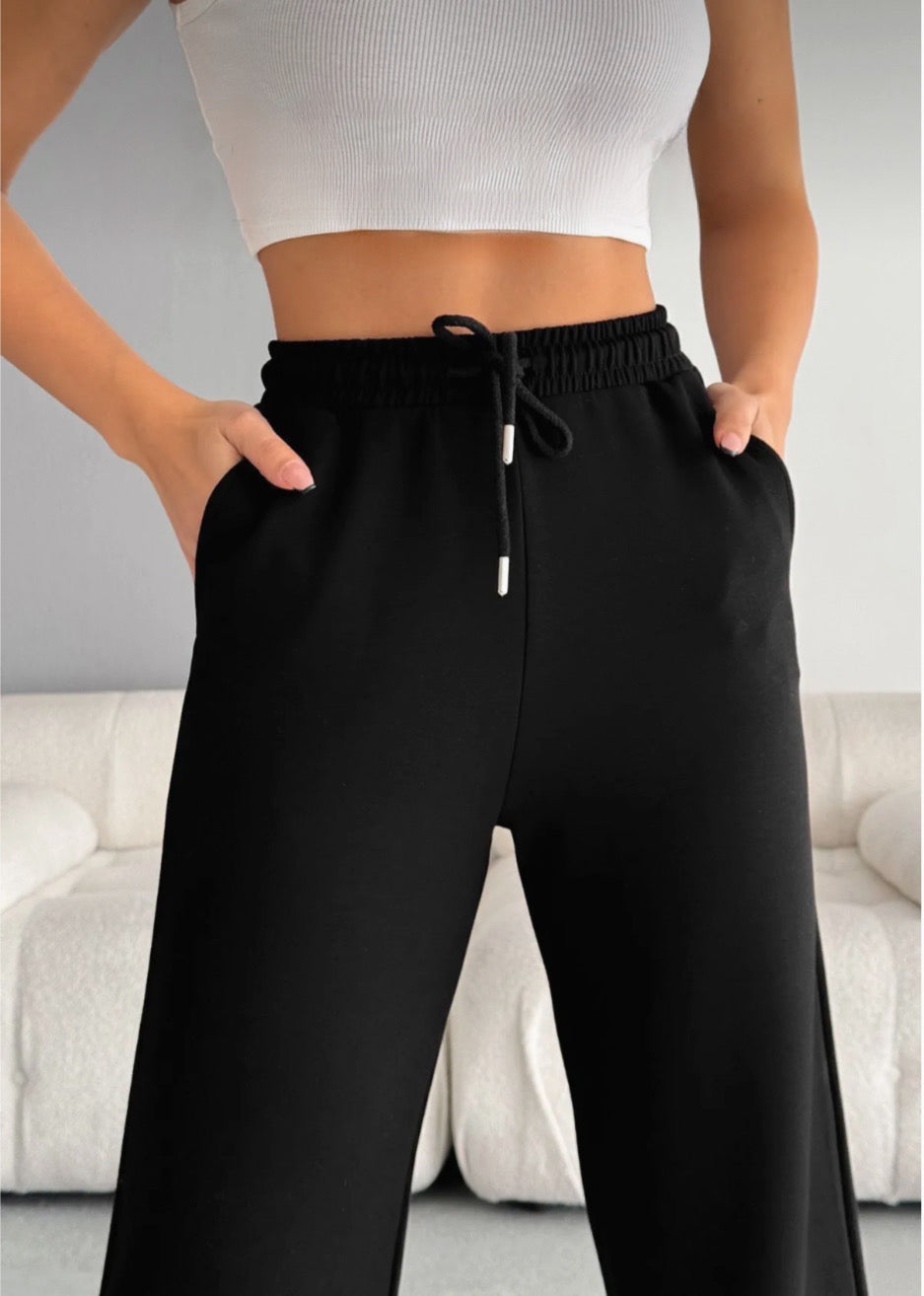 Comfort Wide-Leg Sweatpants
