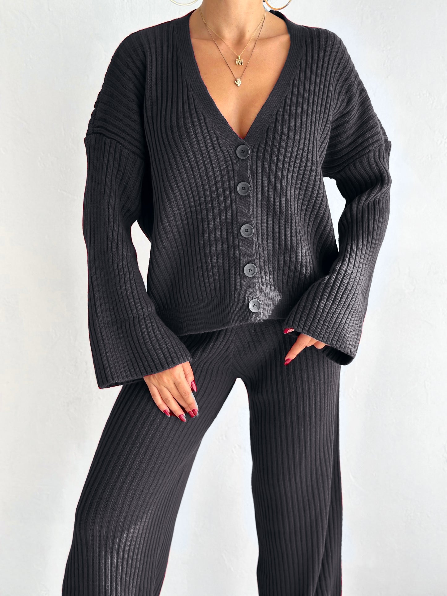 Sleek Buttoned Co-Ord
