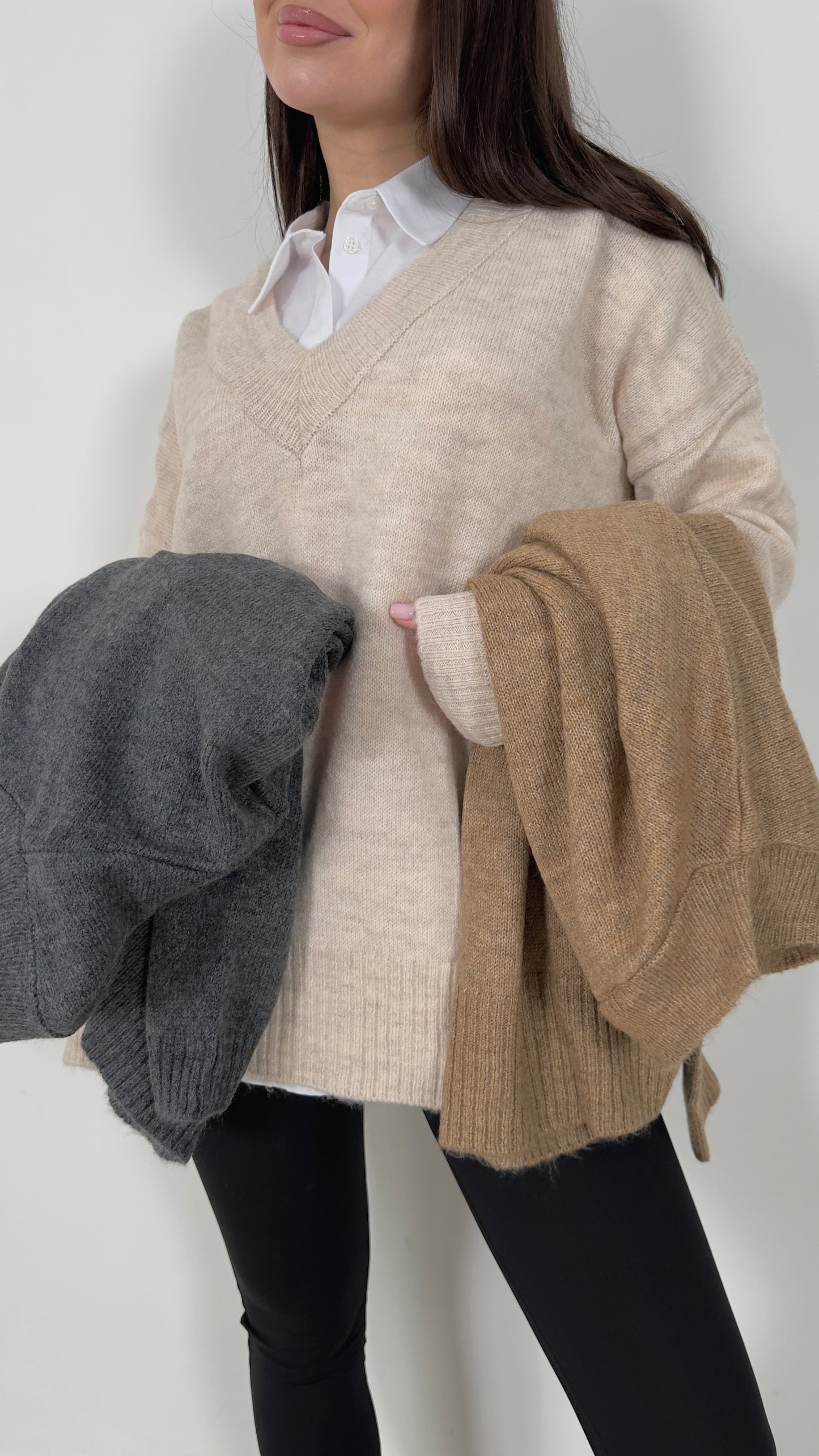 Warm Hug V-Blouse