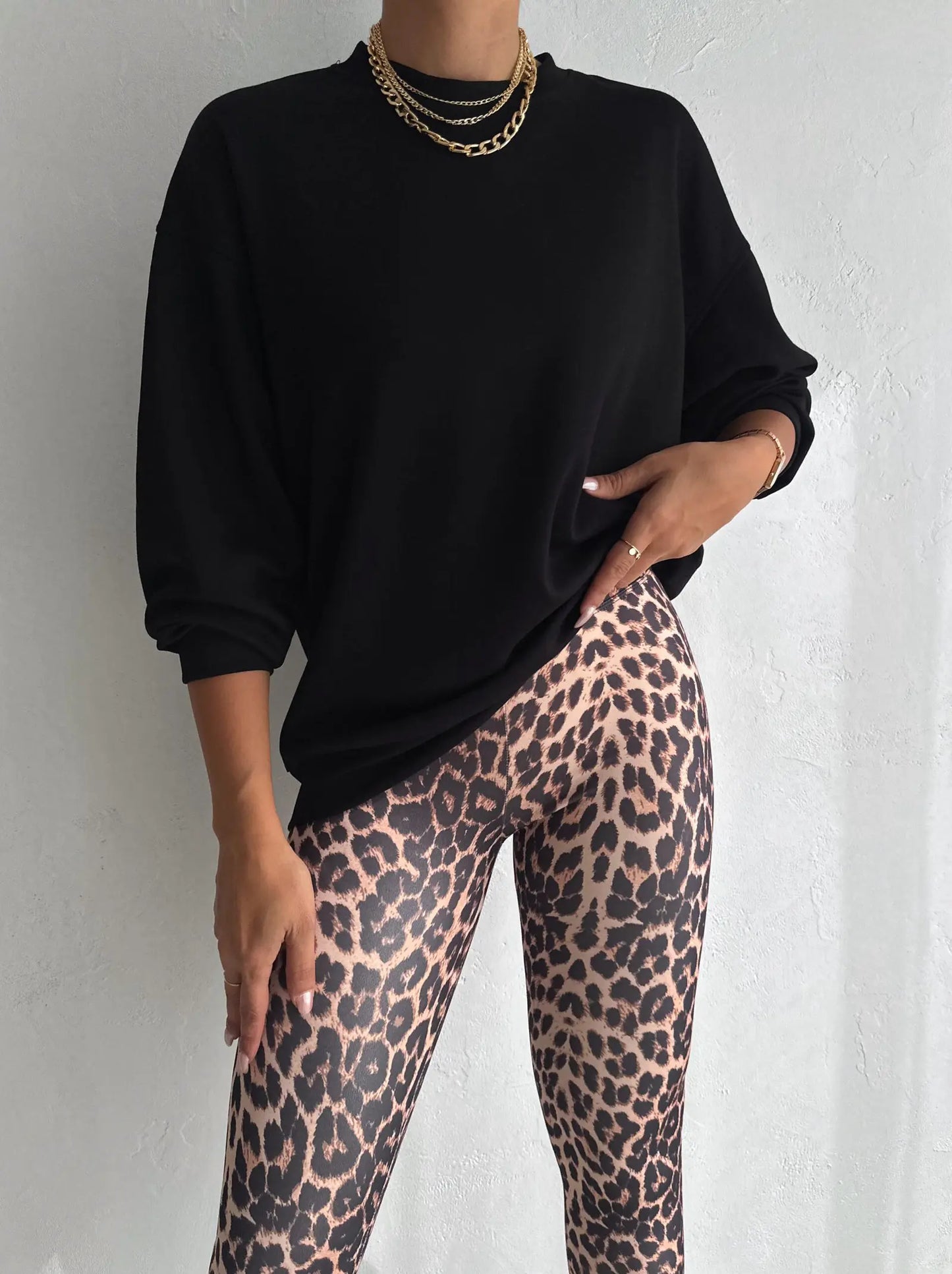 Leopard Flex Cotton Leggings