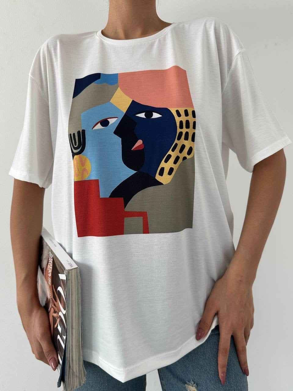 Abstract Portrait Tee