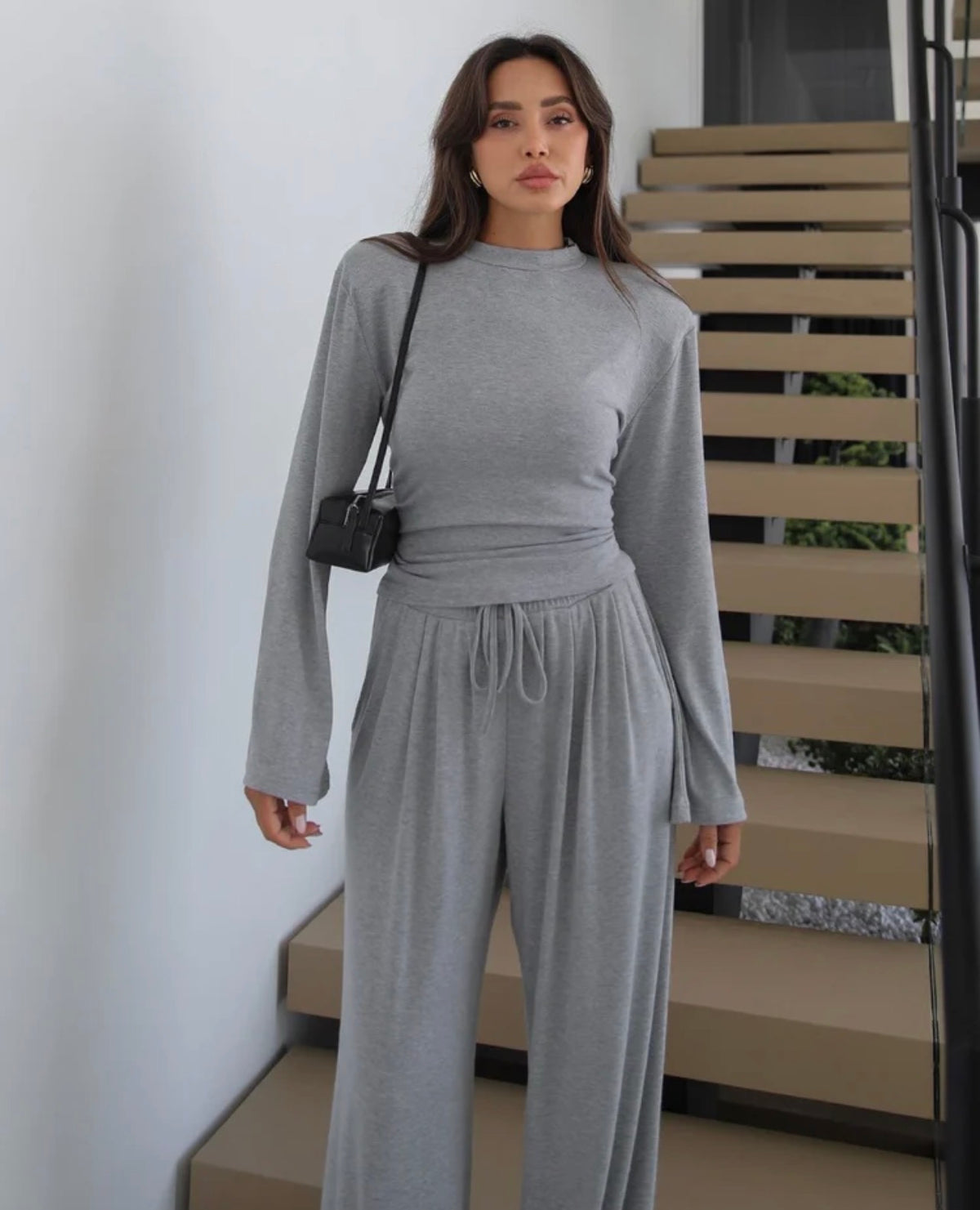Soft Draped Wide Leg Set