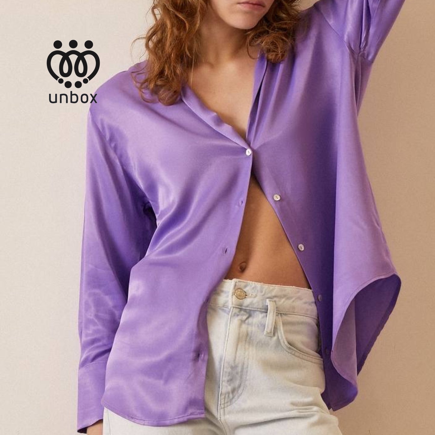 Satin Buttoned Shirt