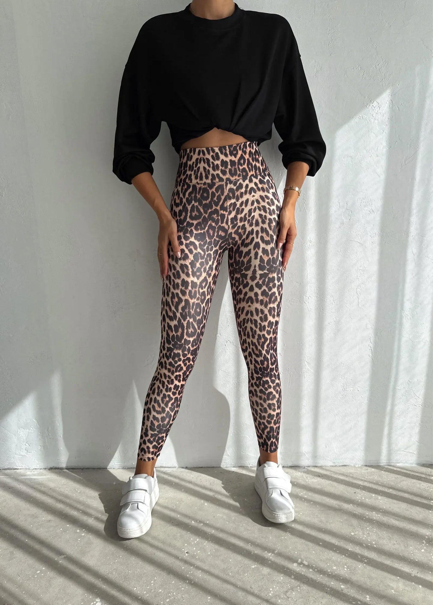 Leopard Flex Cotton Leggings