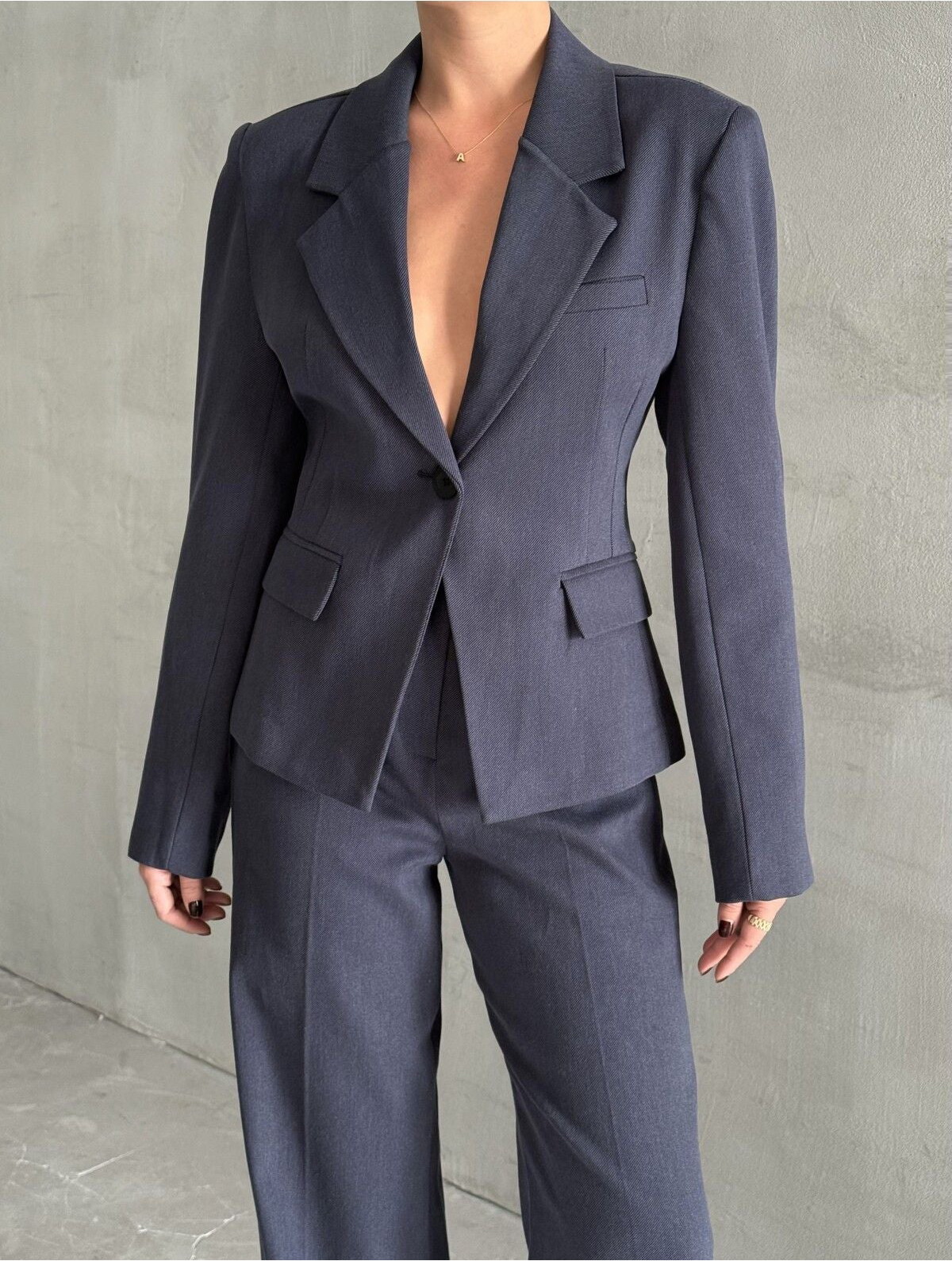 Sculpted Elegance Suit