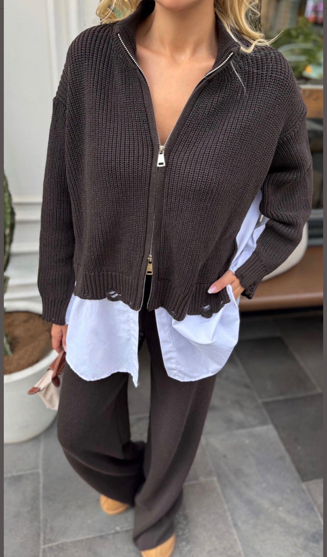 Layered Knit Lounge Set