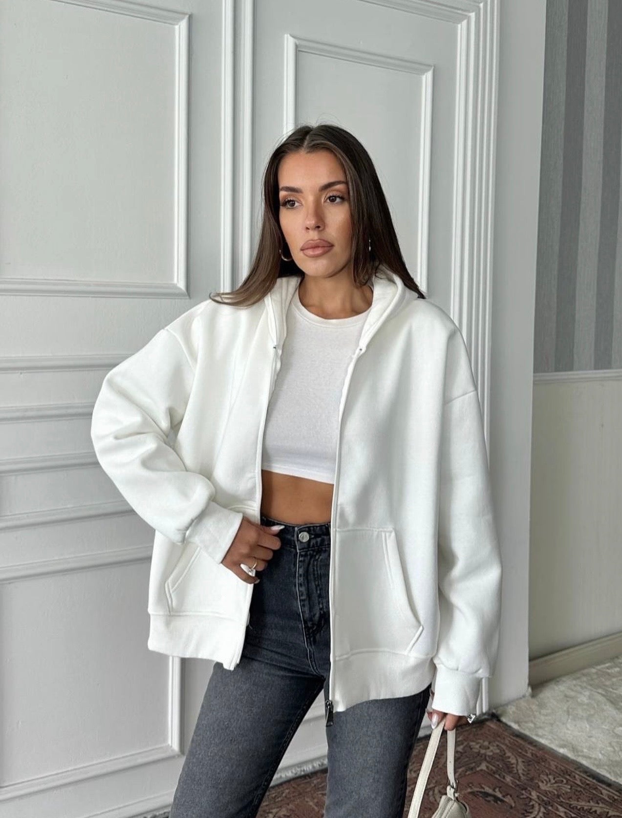 Casual Zip Up Jacket