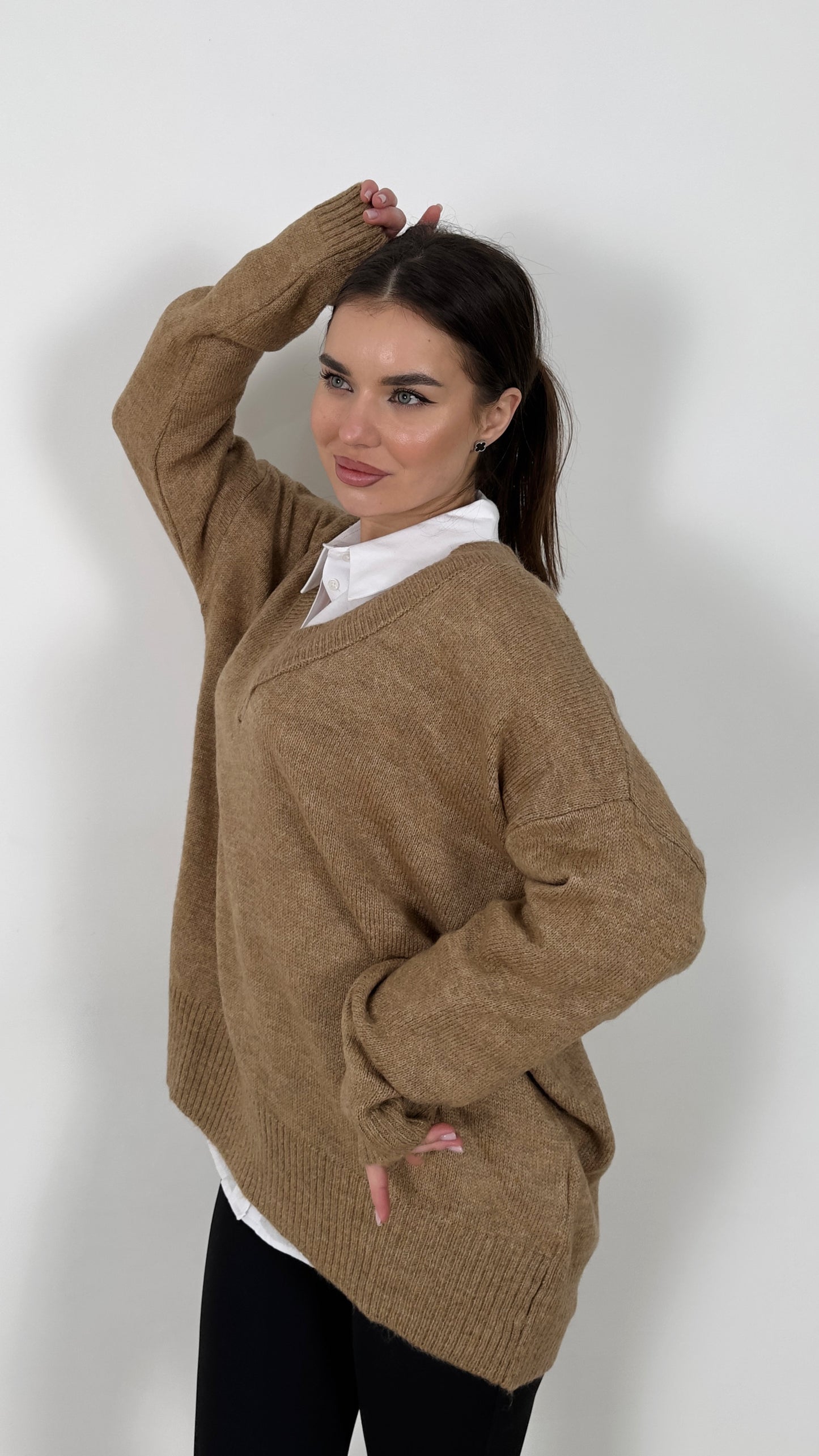 Wool V Blouse