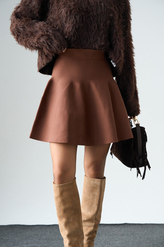 Tailored Flare Skirt