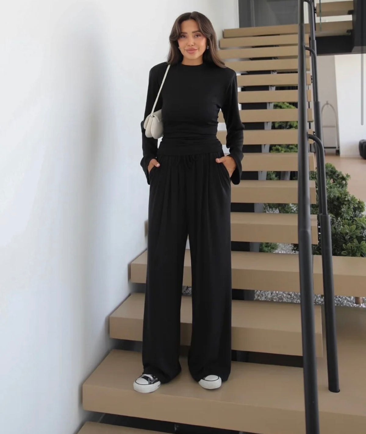 Soft Draped Wide Leg Set
