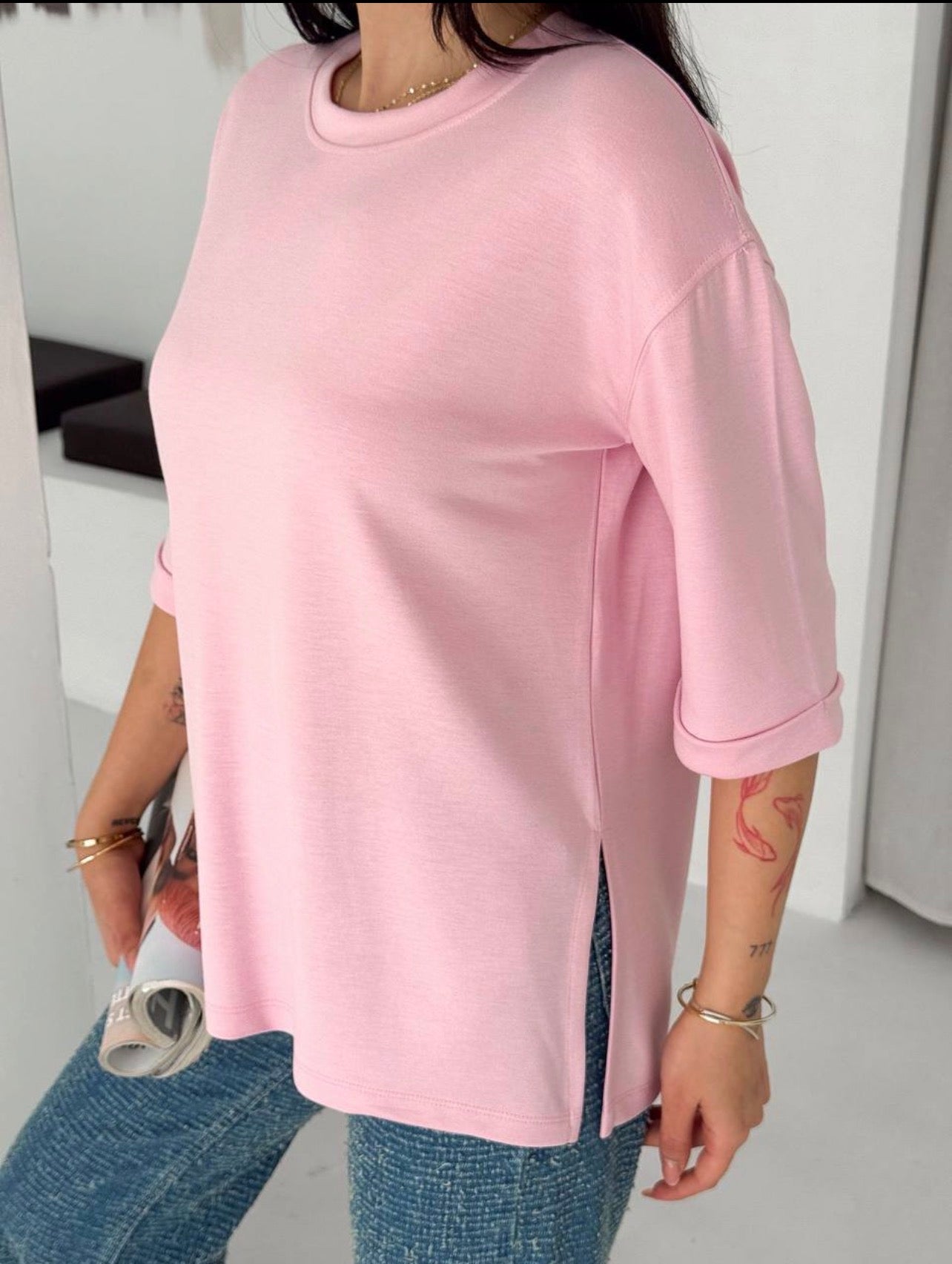 Oversized Slit Tee