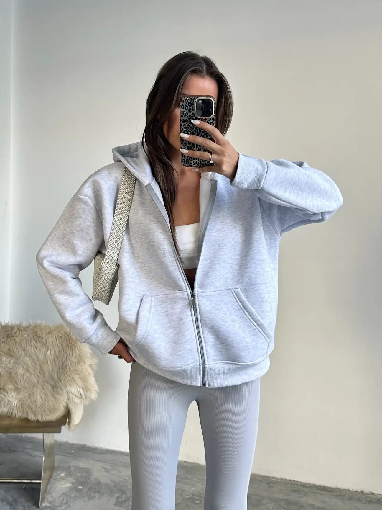 Casual Zip Up Jacket