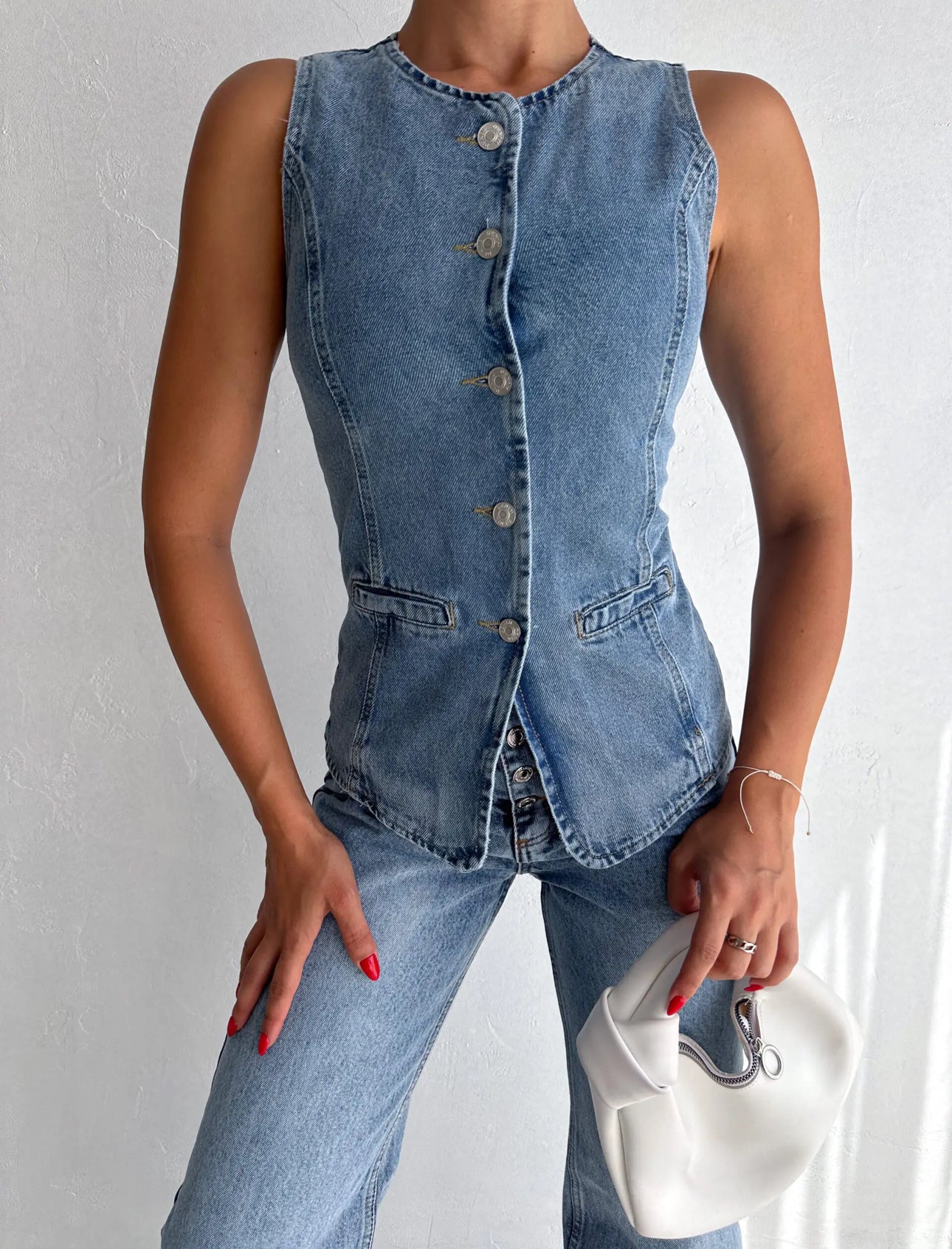 Denim vest