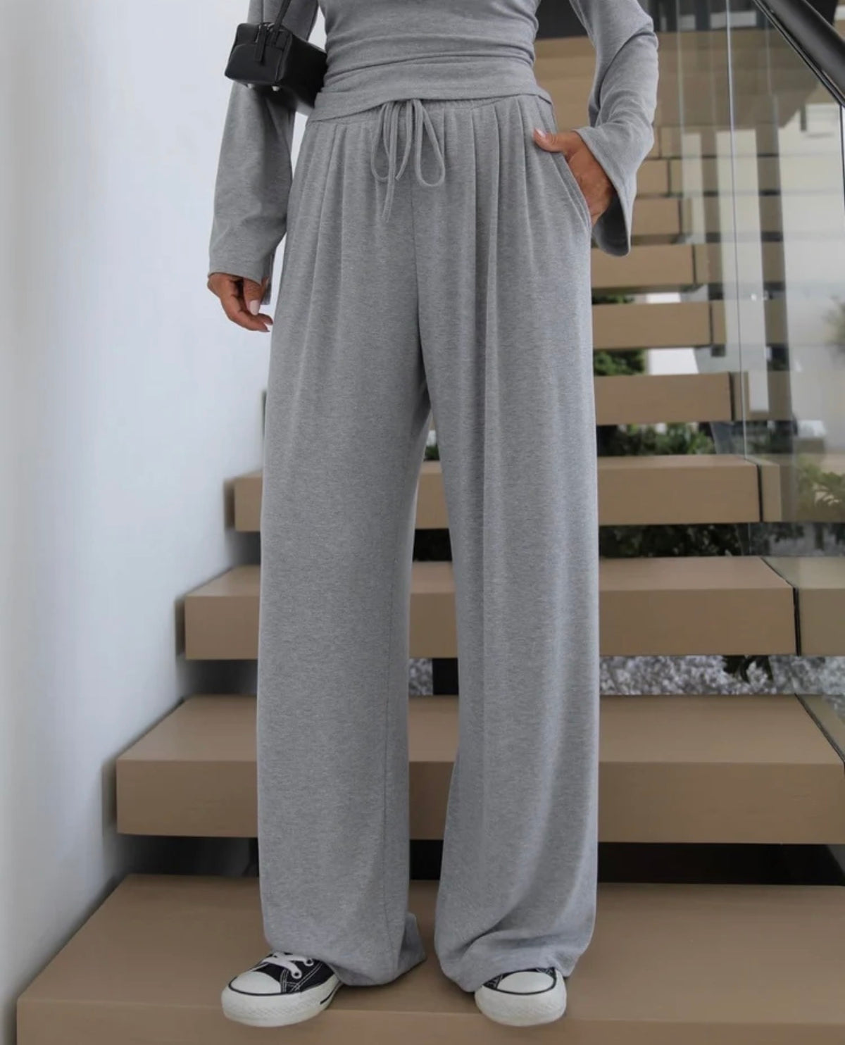 Soft Draped Wide Leg Set