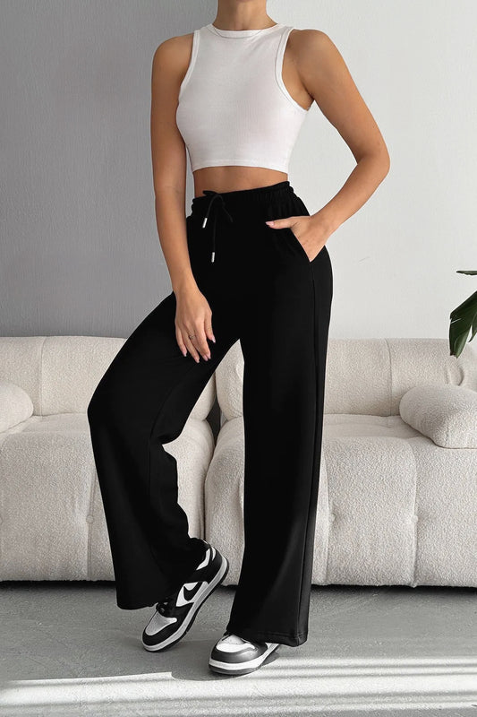 Comfort Wide-Leg Sweatpants