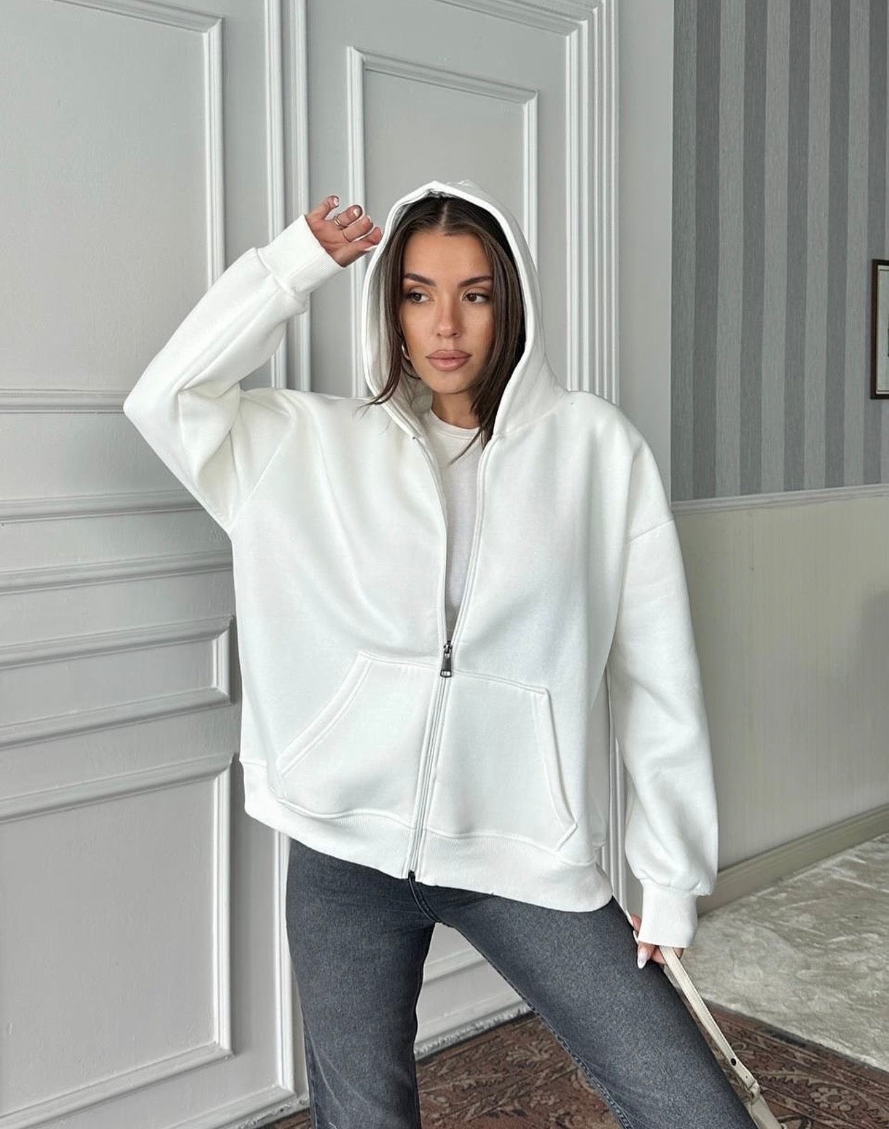 Casual Zip Up Jacket