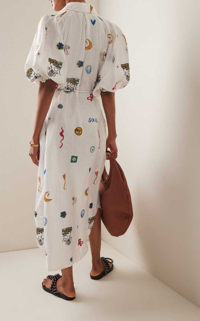 Printed dress - without belt