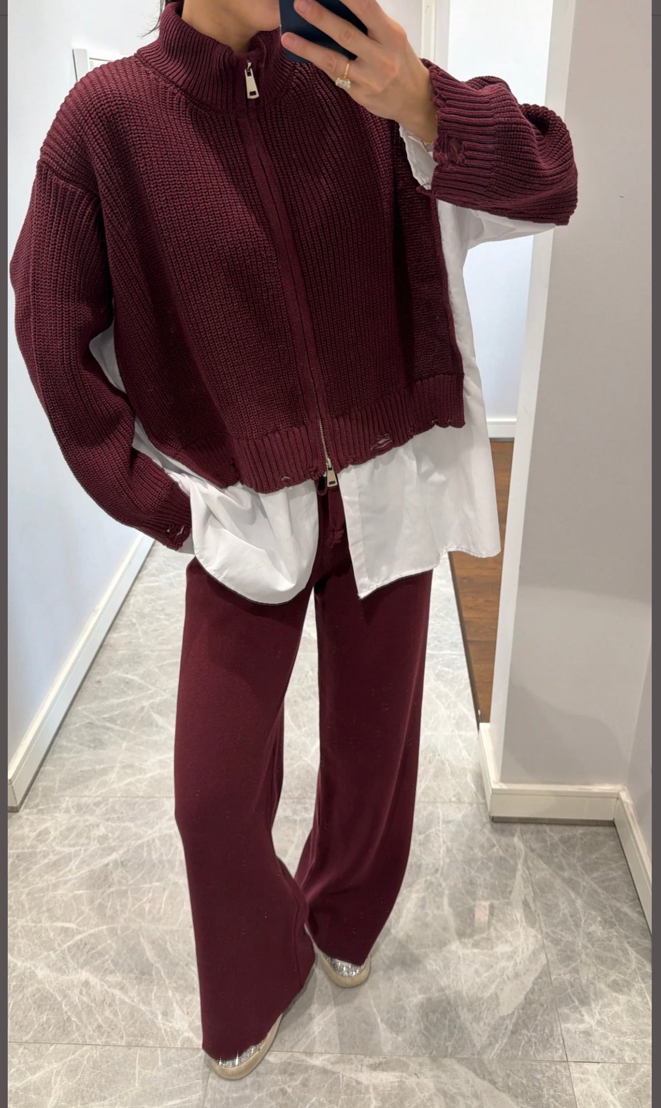 Layered Knit Lounge Set