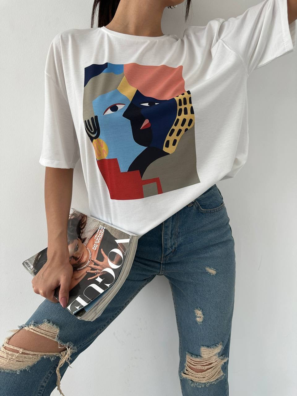 Abstract Portrait Tee