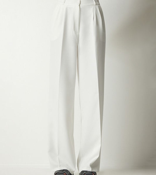 Formal White Trousers