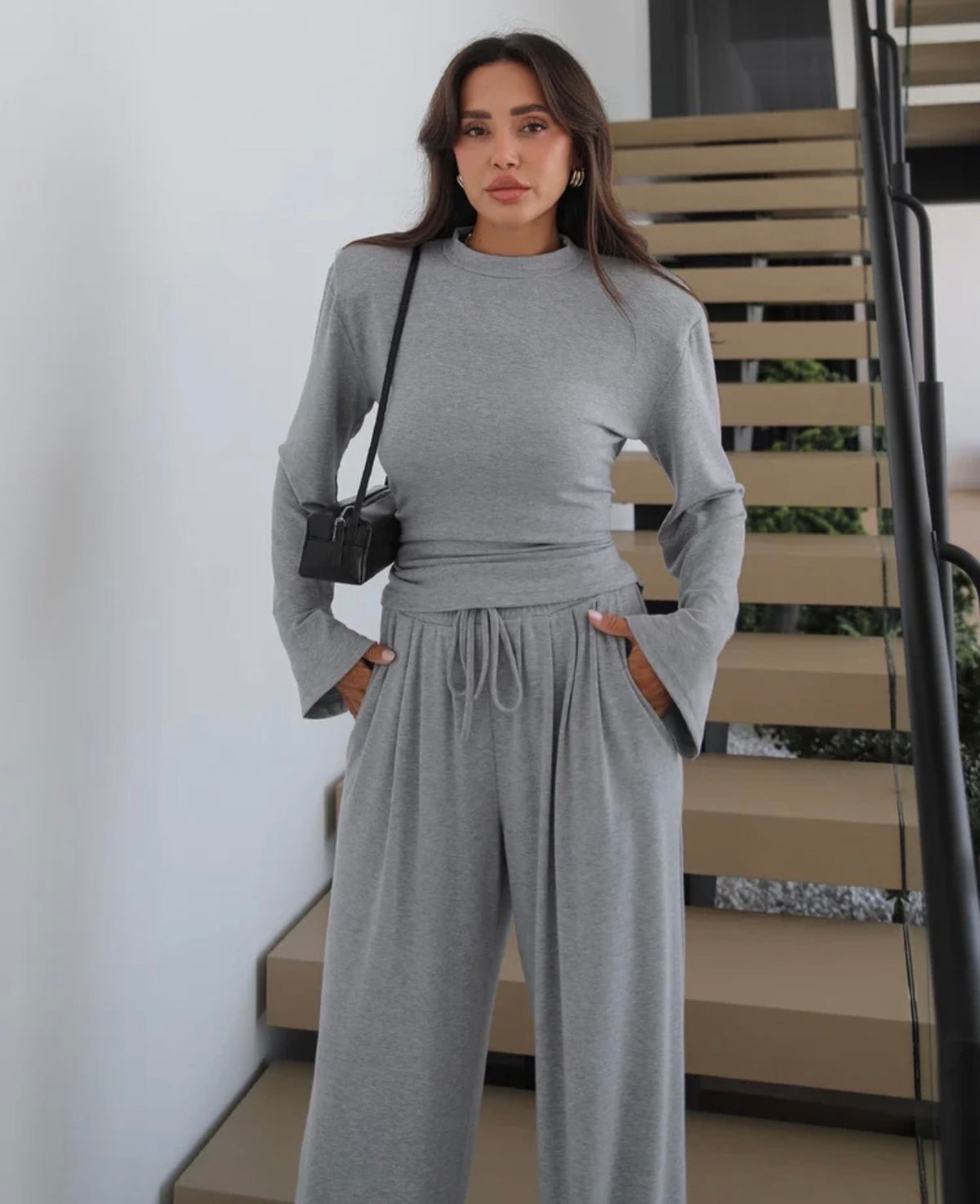 Soft Draped Wide Leg Set