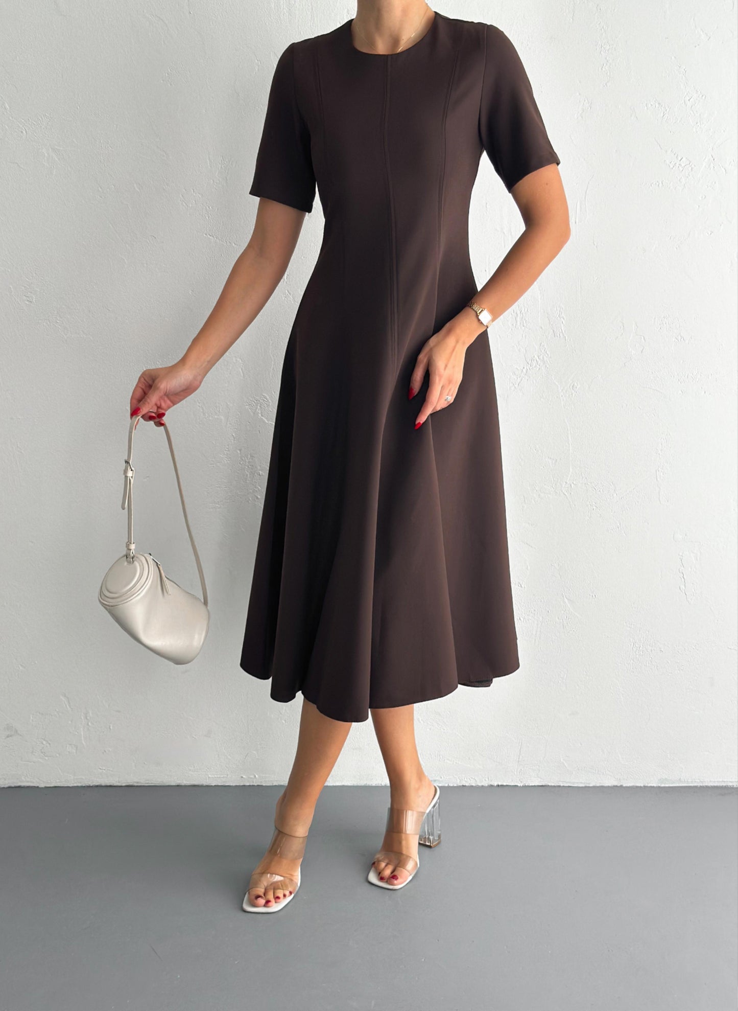 Essential Structured Midi Dress