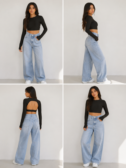 Long Sleeve Top - Unbox Shiny Original