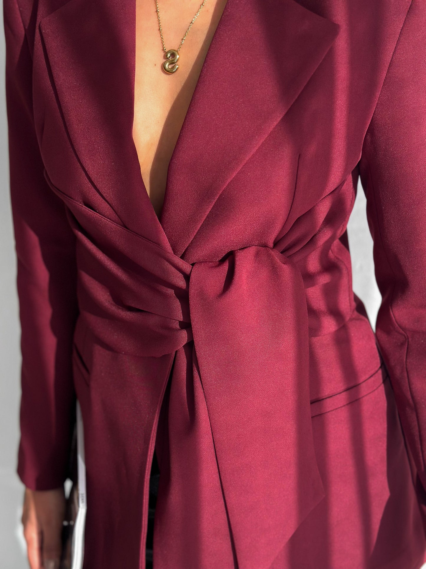 Chic Tie Blazer