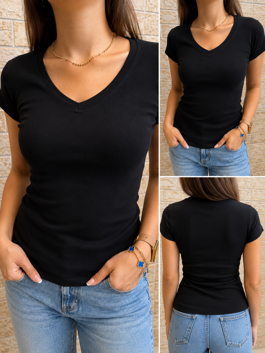 Classic Essential V-Neck Tee