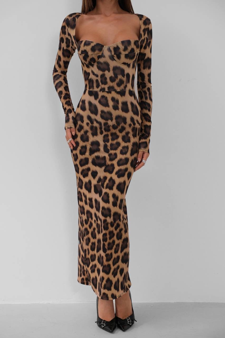 Leopard Maxi Dress