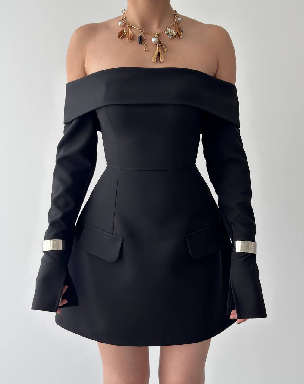 Off Shoulder Signature Dress