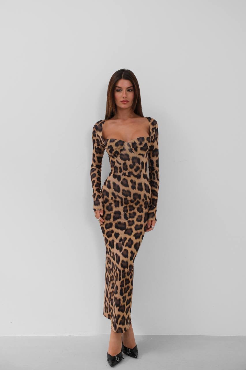 Leopard Maxi Dress