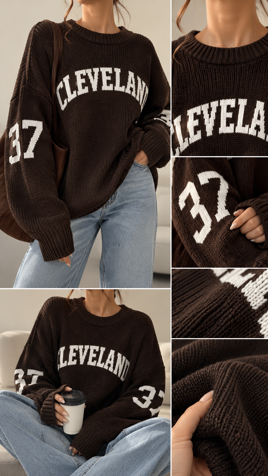 Cleveland Oversized Knit Sweater