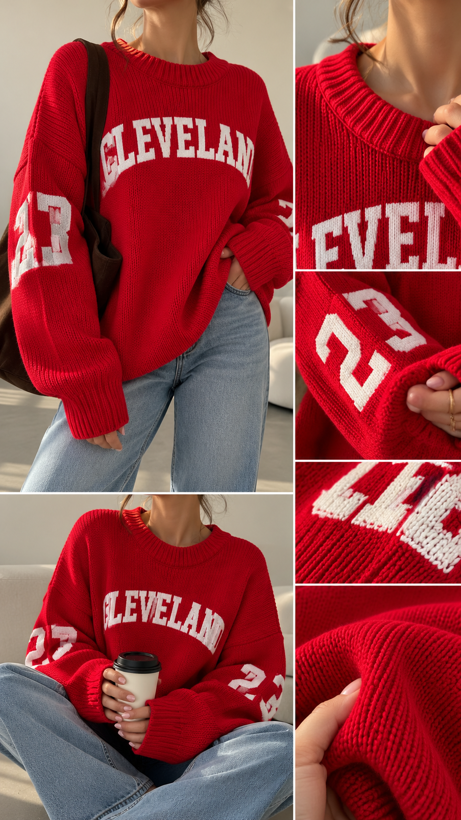 Cleveland Oversized Knit Sweater