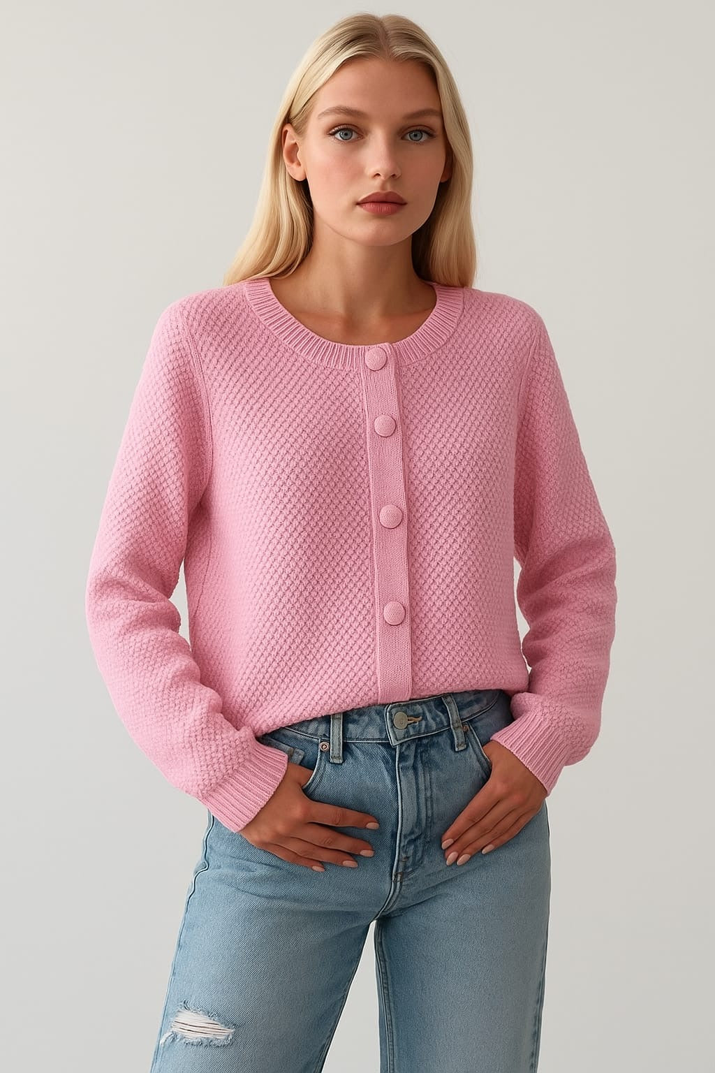 Candy Pink Cardigan