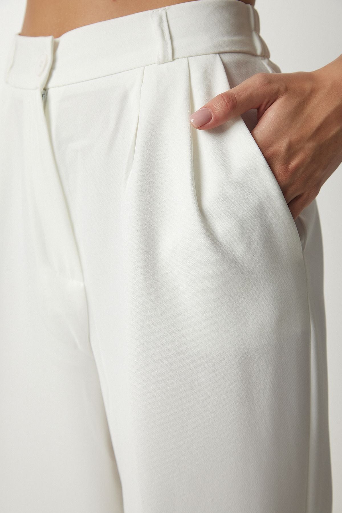 Tailored White Trouser