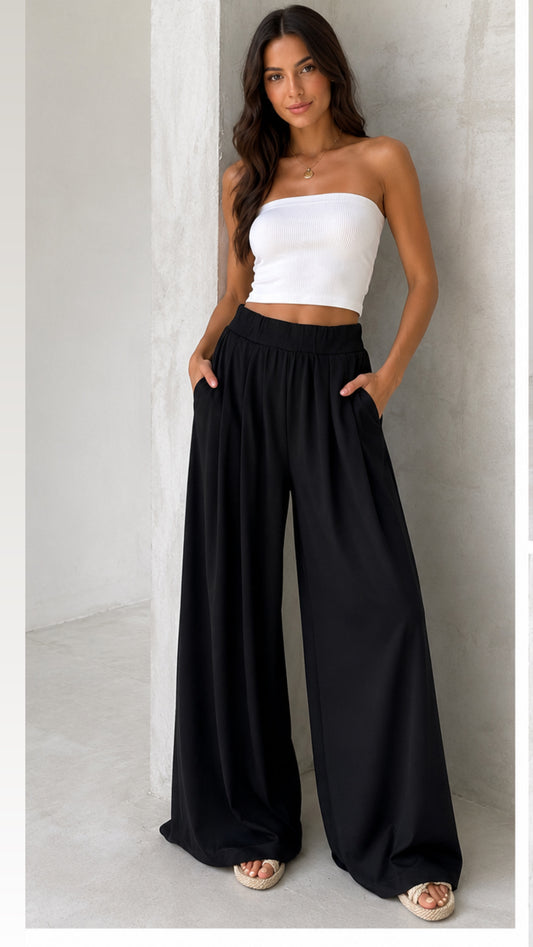 Flowy Wide-Leg Pants