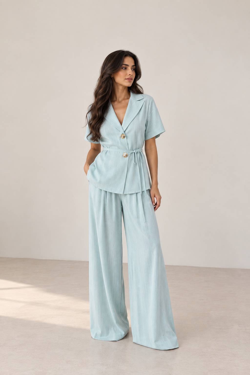 The Amalfi Wide-Leg Set